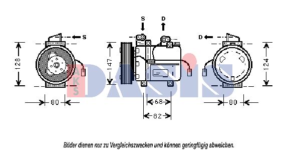 AKS DASIS kompresorius, oro kondicionierius 850727N